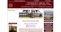 Desktop Screenshot of kvno2srinagar.org